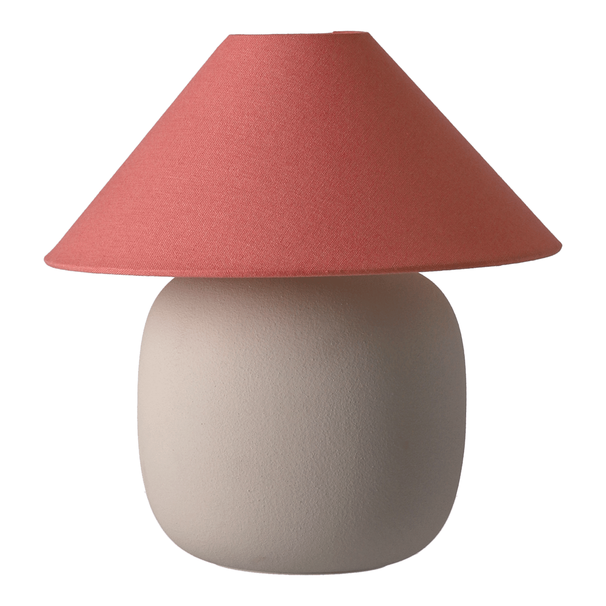 Scandi Living Boulder table lamp 29 cm beige-peach