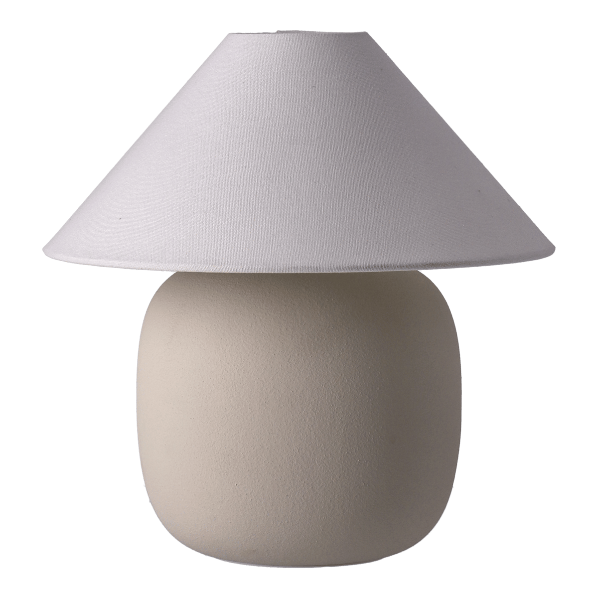 Scandi Living Boulder table lamp 29 cm beige-white