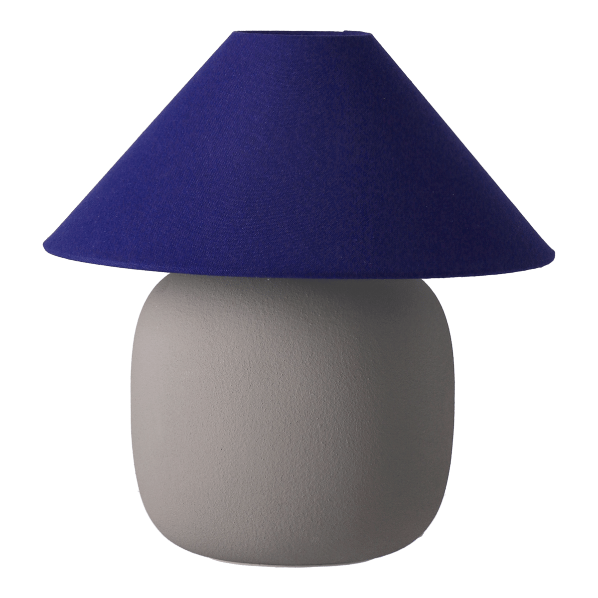 Scandi Living Boulder table lamp 29 cm grey-cobolt