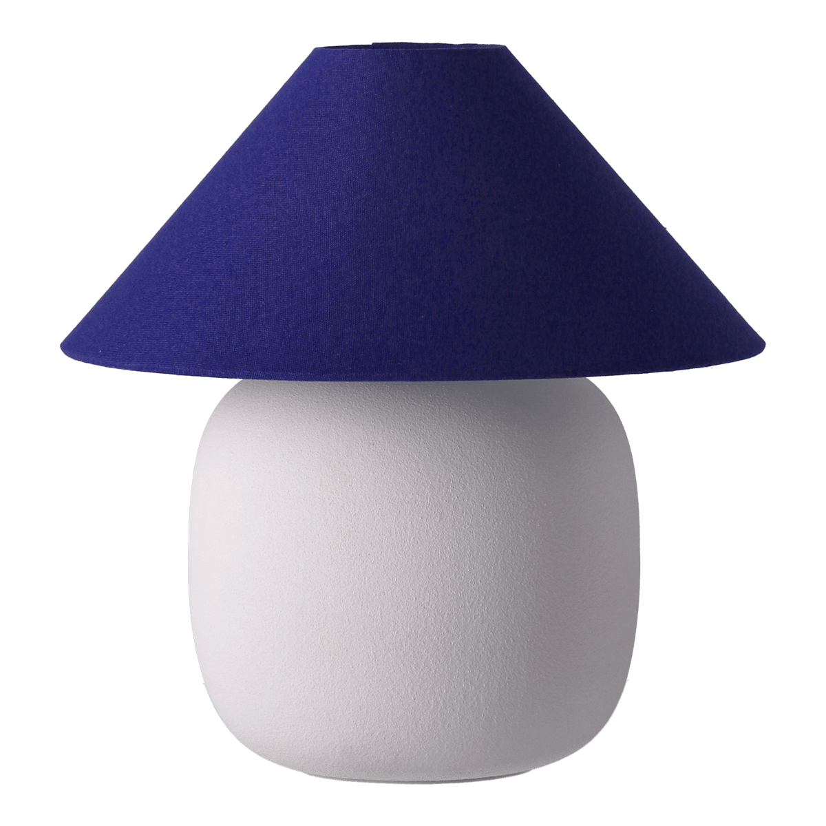 Scandi Living Boulder table lamp 29 cm white-cobolt