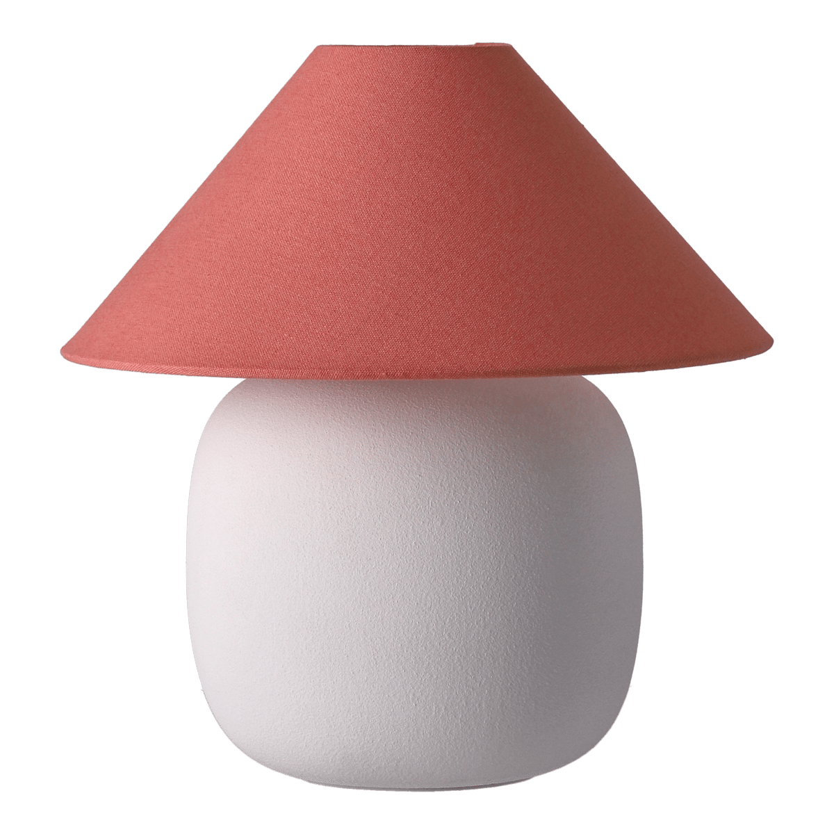 Scandi Living Boulder table lamp 29 cm white-peach