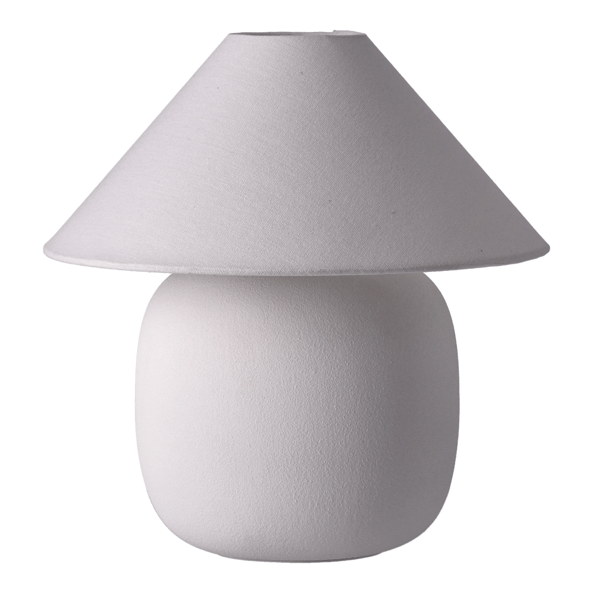 Scandi Living Boulder table lamp 29 cm white-white