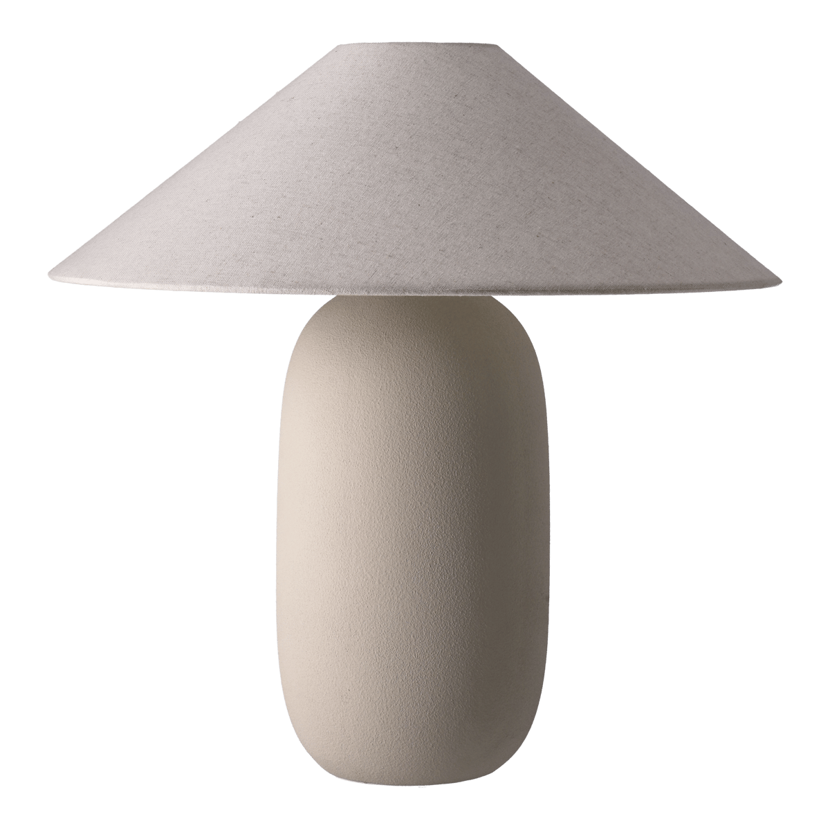 Scandi Living Boulder table lamp 48 cm beige-nature Lamp base