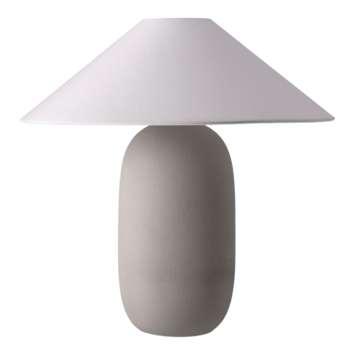 Scandi Living Boulder table lamp 48 cm grey-white Lamp base