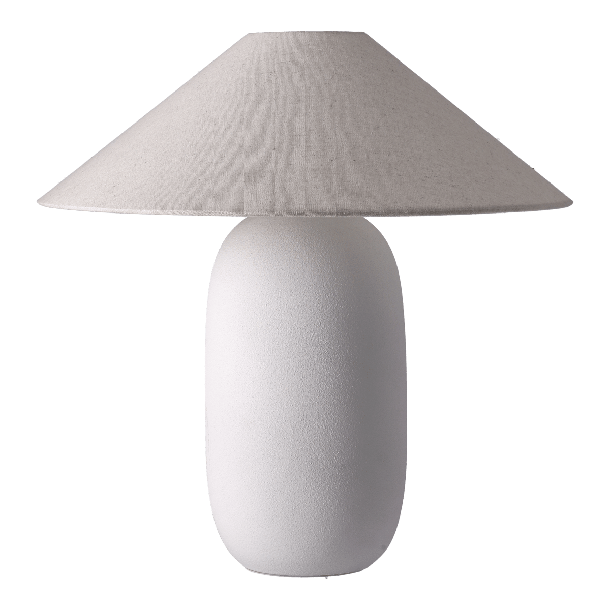 Scandi Living Boulder table lamp 48 cm white-nature Lamp base