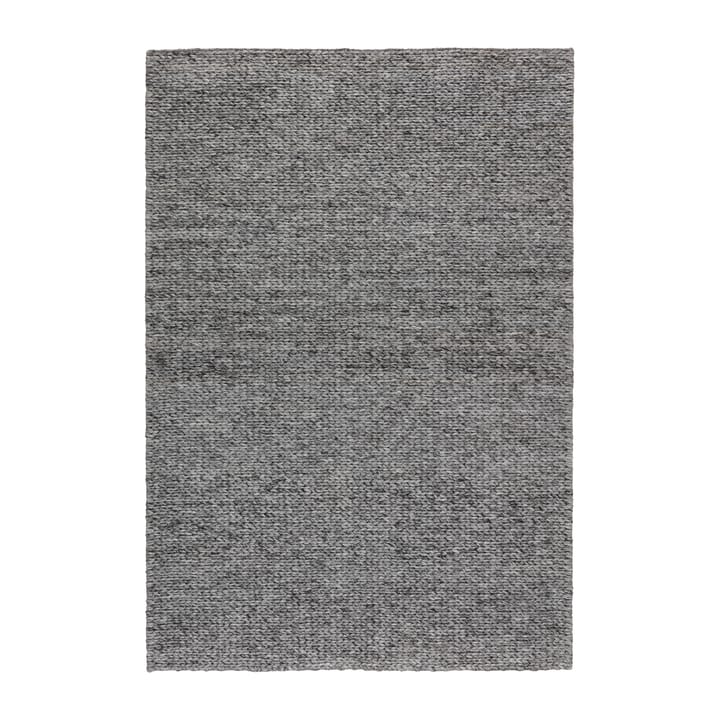 Braided wool carpet dark grey - 170x240 cm - Scandi Living