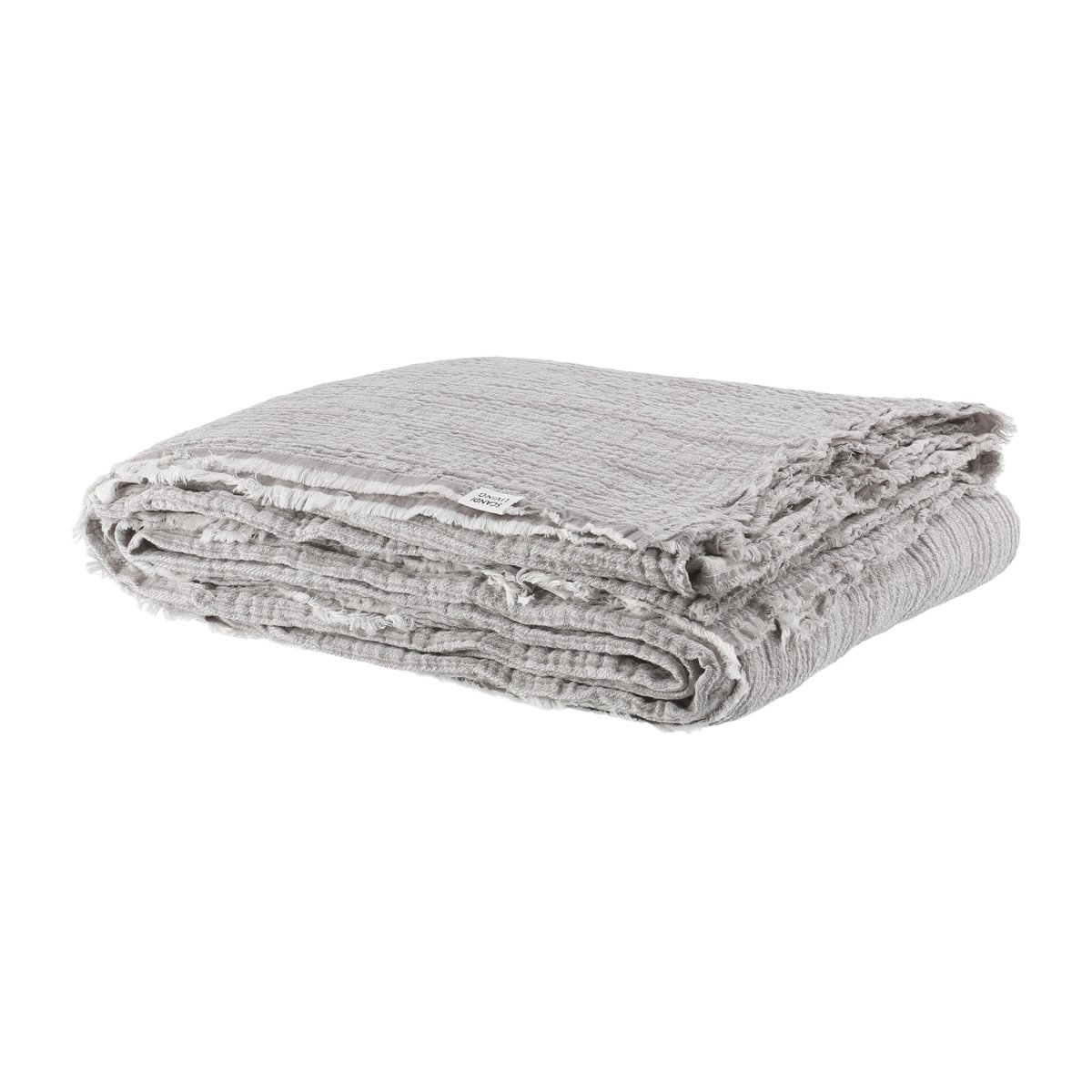 Scandi Living Breeze throw 160x260cm Grey