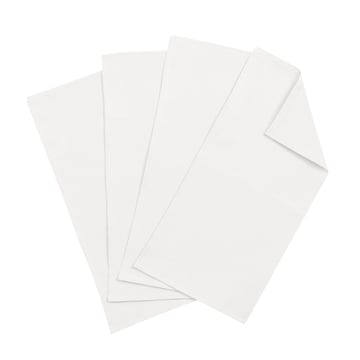 Clean serviettes 45 x 45 cm 4-pack white