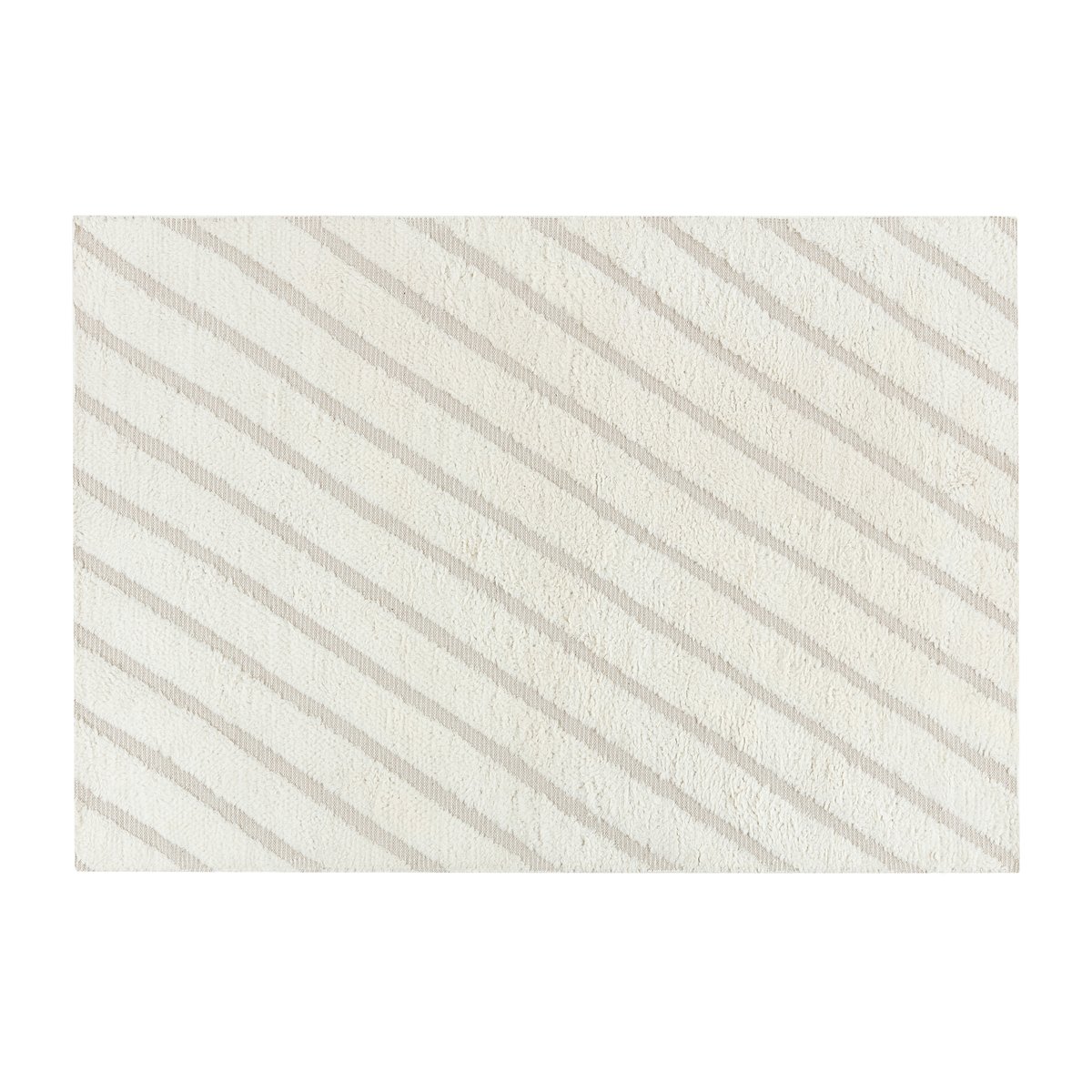 Scandi Living Cozy line wool carpet natural white 200x300 cm