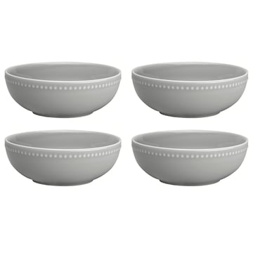Dots breakfast bowl 60 cl 4-pack grey
