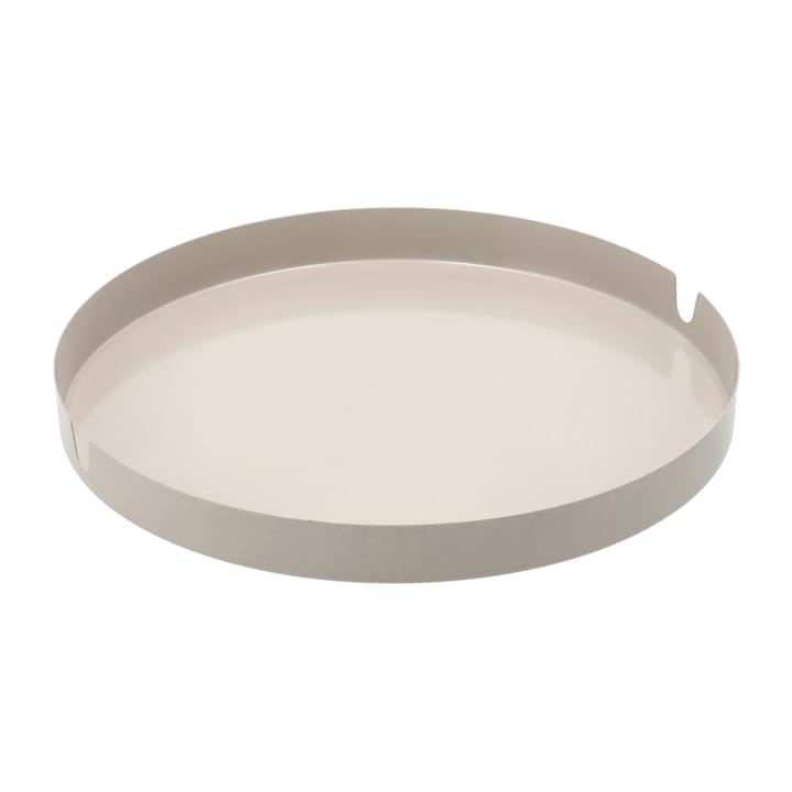 Edgy tray Ø30 cm - Greige - Scandi Living