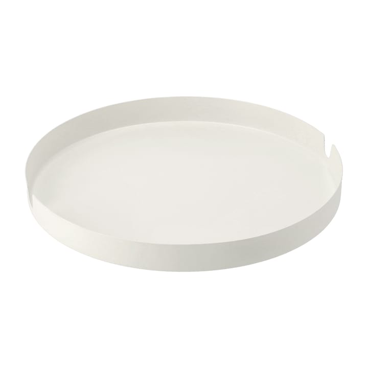 Edgy tray Ø30 cm - White - Scandi Living