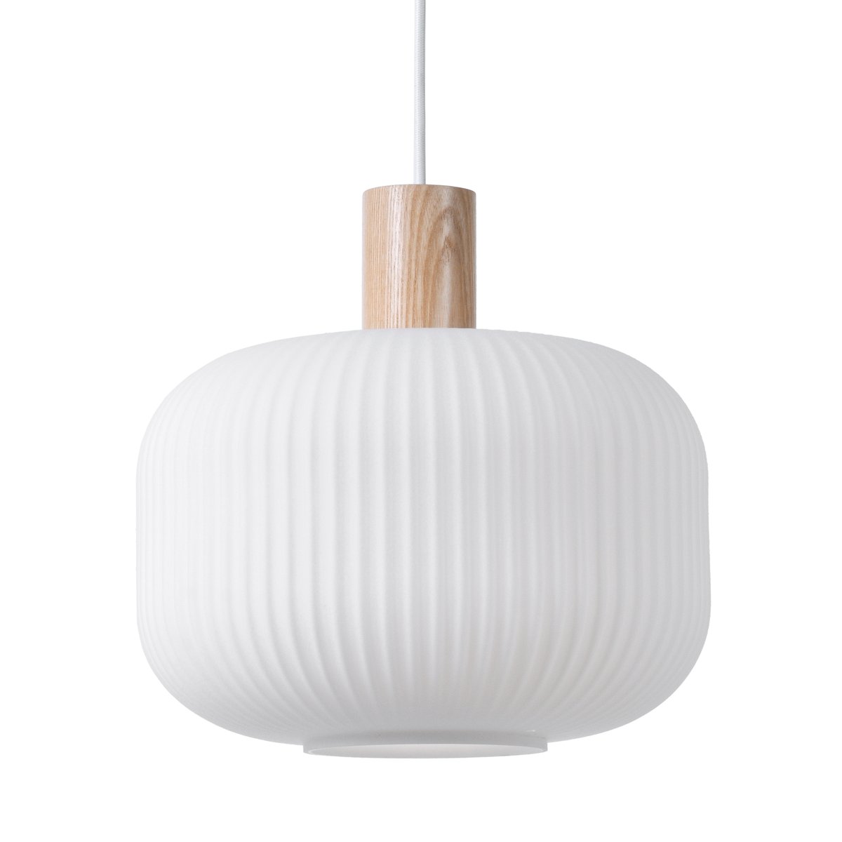 Scandi Living Fair ceiling lamp Ø30 cm Frosted glass-ash