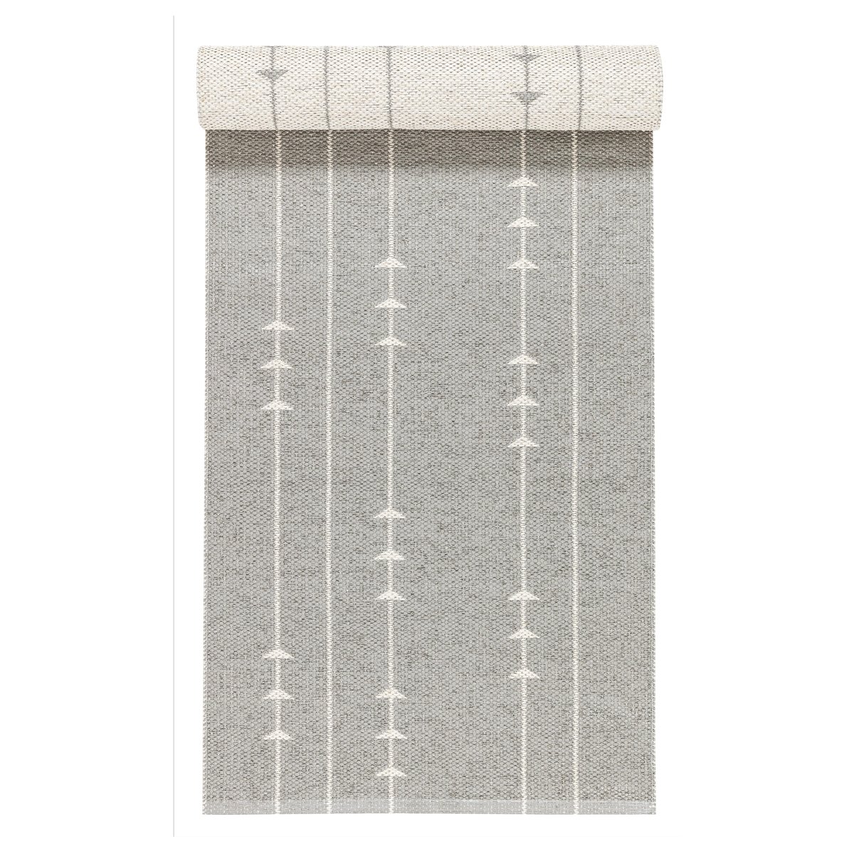 Scandi Living Fir rug concrete 70x150 cm | Scandinavian Design | Plastic rugs | Grey