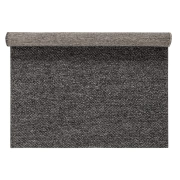 Flock wool carpet dark grey - 170x240 cm - Scandi Living