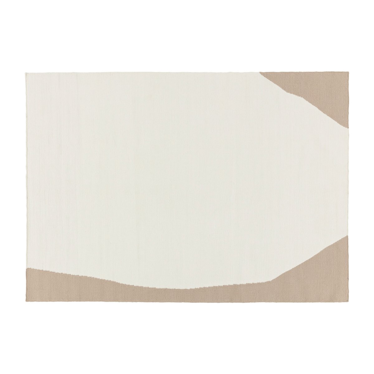 Scandi Living Flow kelim rug  white-beige 170x240 cm