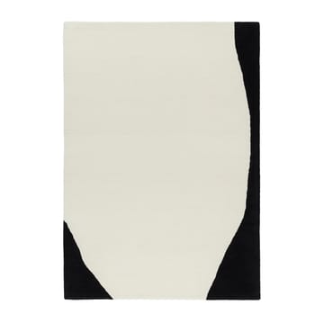 Flow wool carpet white-black - 170x240 cm - Scandi Living