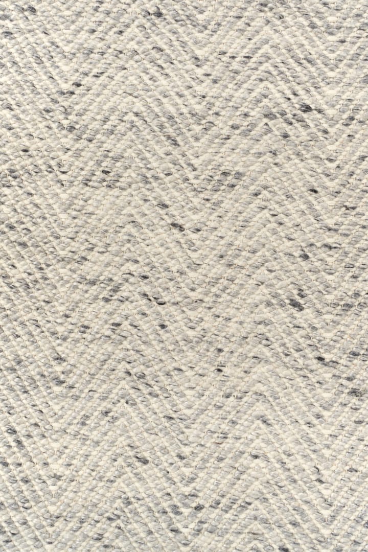 Furrow wool rug natural white/grey, 170x240 cm Scandi Living