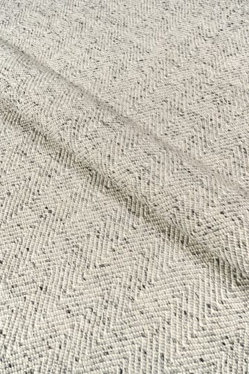 Furrow wool rug natural white/grey - 170x240 cm - Scandi Living