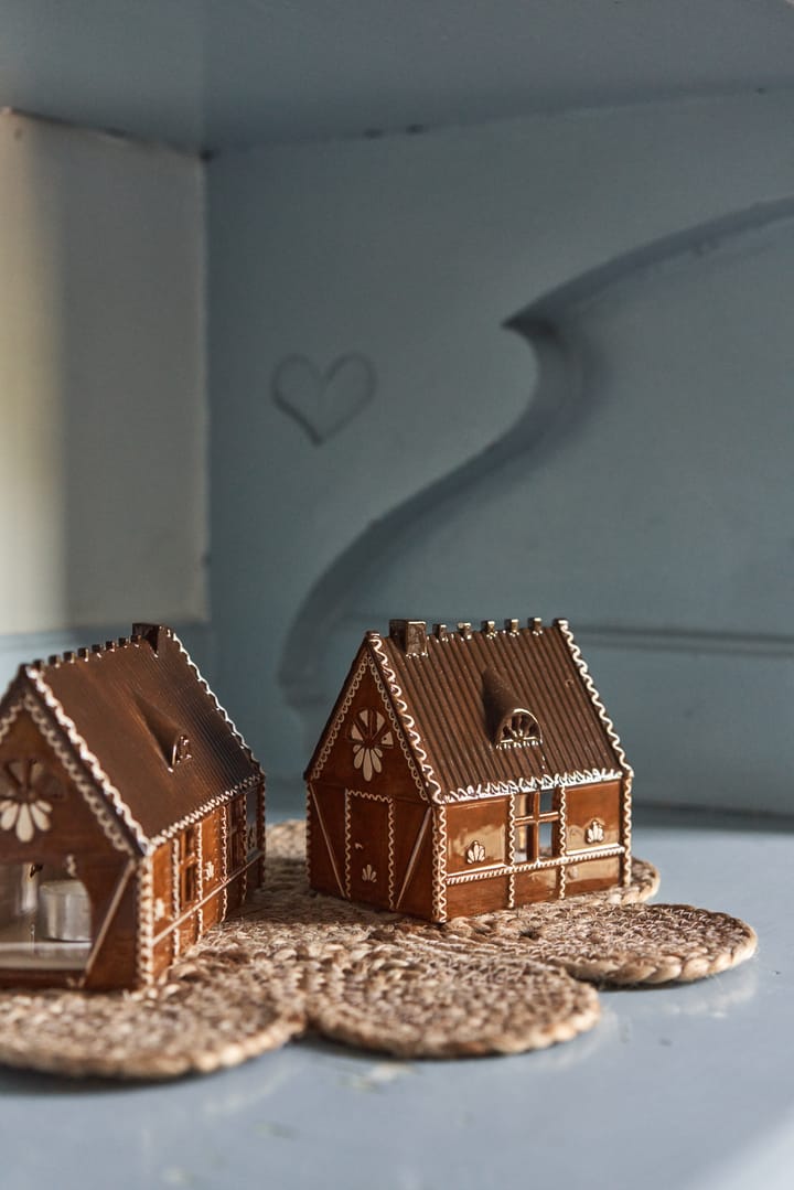 Ginger bread lantern house, 12 cm Scandi Living