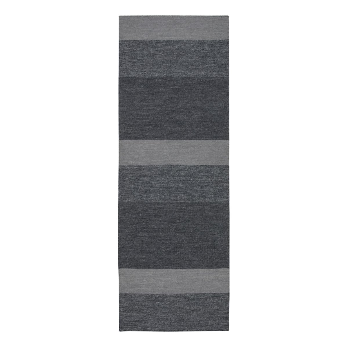 Scandi Living Granite wool rug dark grey 80x240 cm