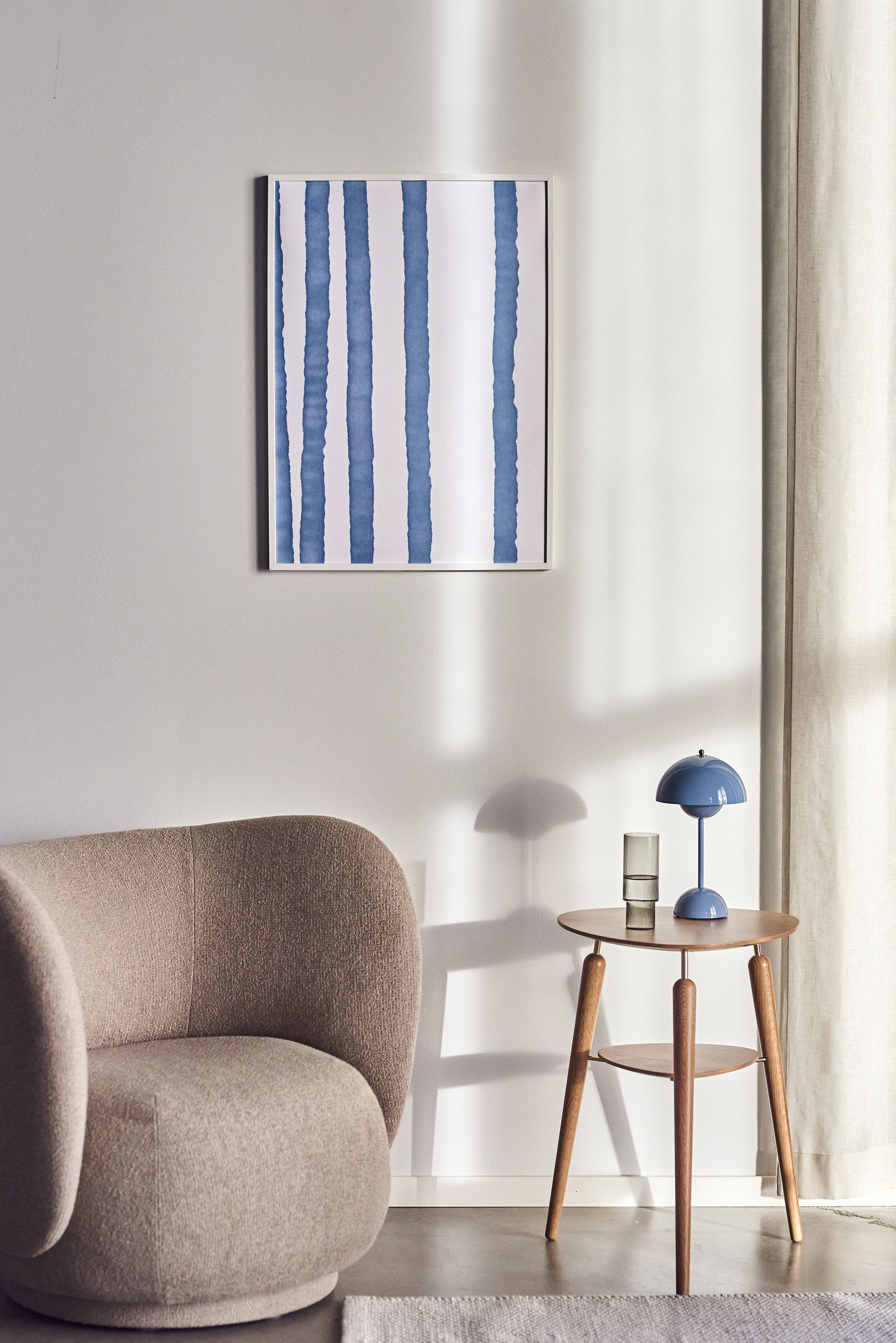 Lineage poster blue from Scandi Living - NordicNest.com