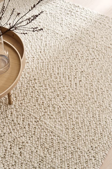 Mire wool rug natural white - 170x240 cm - Scandi Living