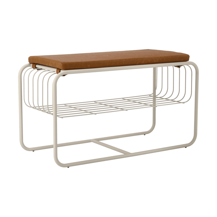 Nod bench/shoe rack 80x36x42 cm - Beige - Scandi Living