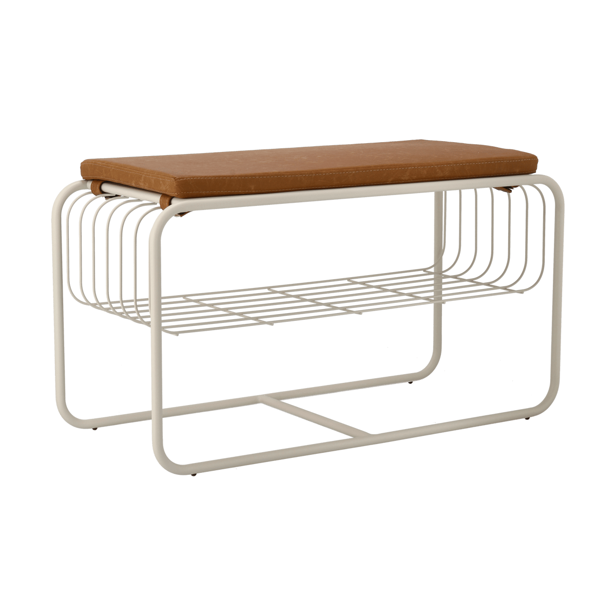 Scandi Living Nod bench/shoe rack 80x36x42 cm Beige