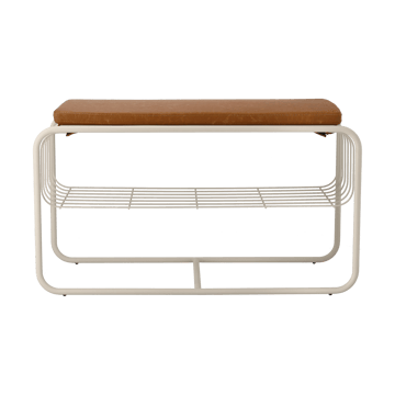 Nod bench/shoe rack 80x36x42 cm - Beige - Scandi Living