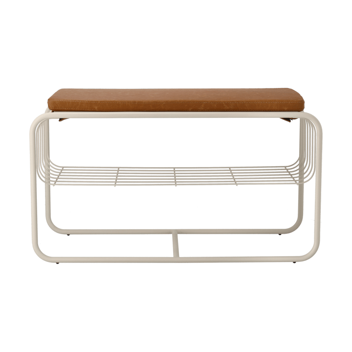 Nod bench/shoe rack 80x36x42 cm - Beige - Scandi Living