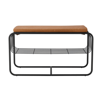 Nod bench/shoe rack 80x36x42 cm - Black - Scandi Living