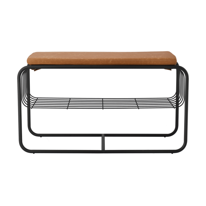 Nod bench/shoe rack 80x36x42 cm - Black - Scandi Living