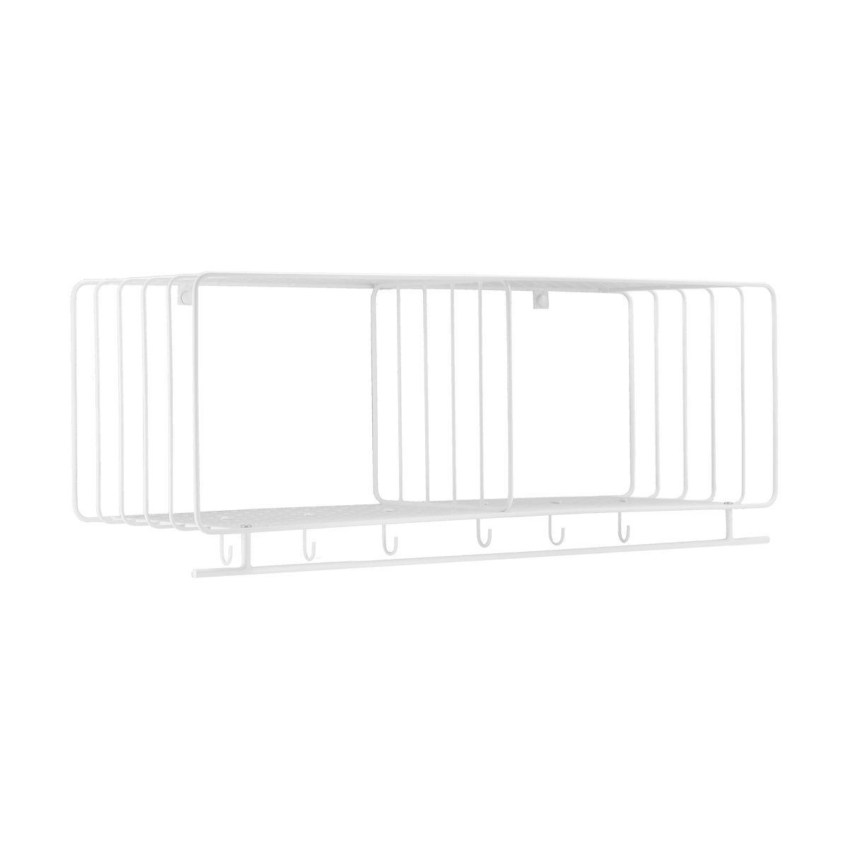 Scandi Living Nod hat rack 90 cm White