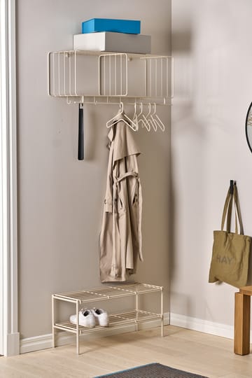 Nod shoe rack 80x30x37 cm - Beige - Scandi Living