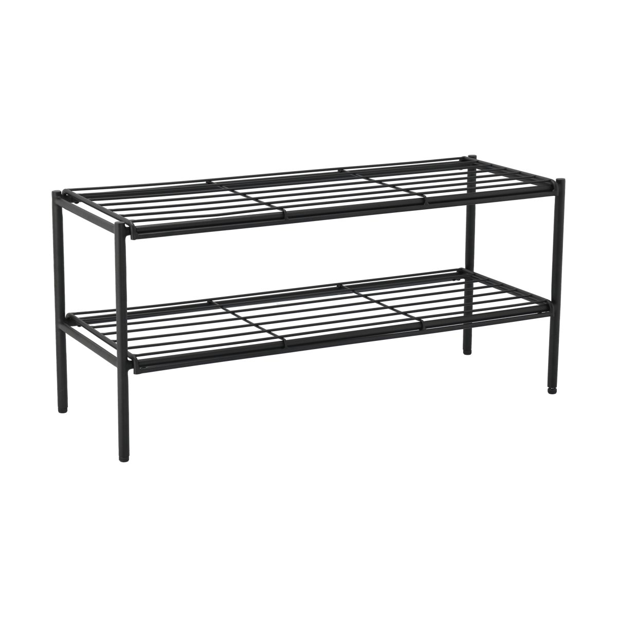 Scandi Living Nod shoe rack 80x30x37 cm Black