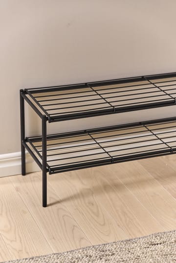 Nod shoe rack 80x30x37 cm - Black - Scandi Living