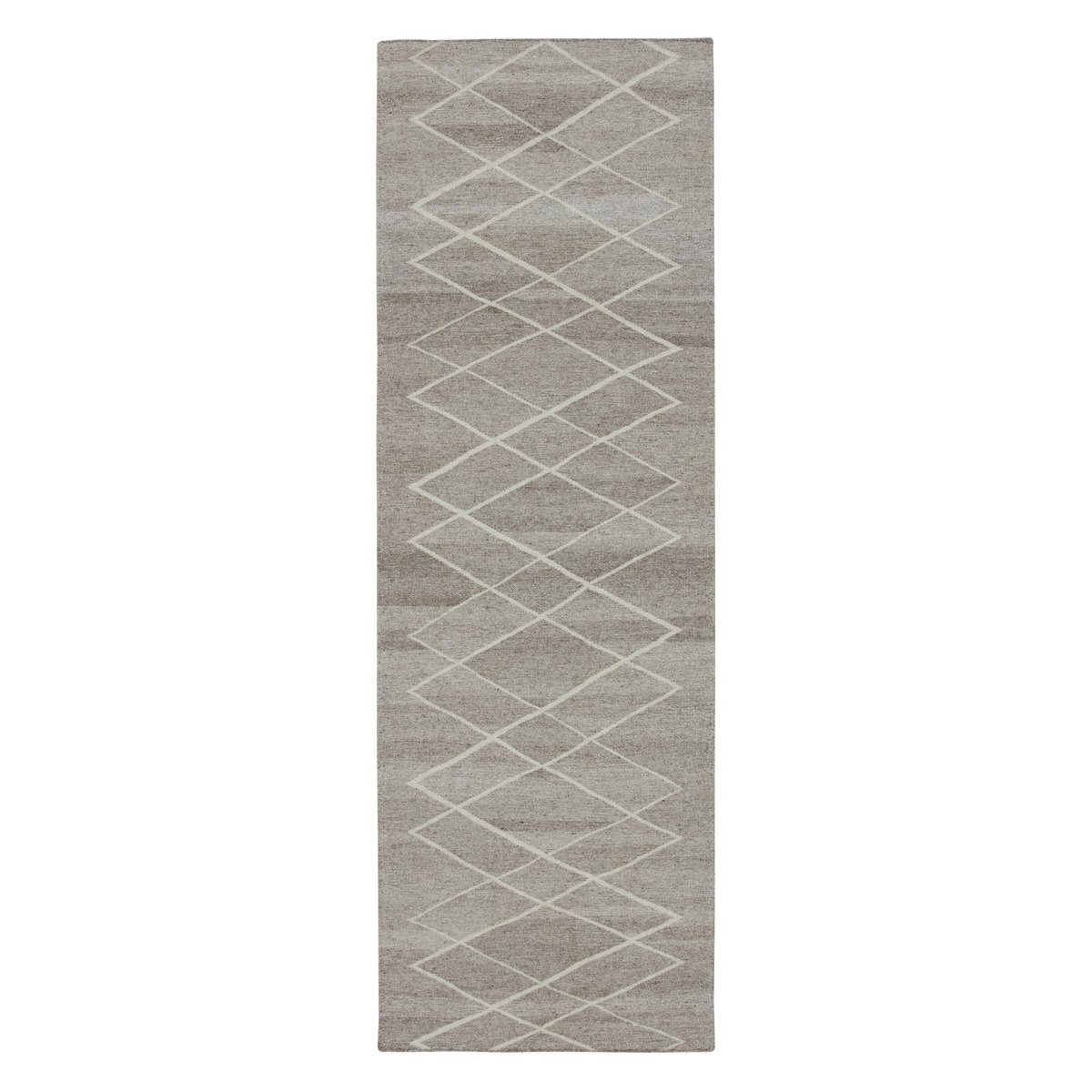 Scandi Living Peak wool rug cream 80x240 cm