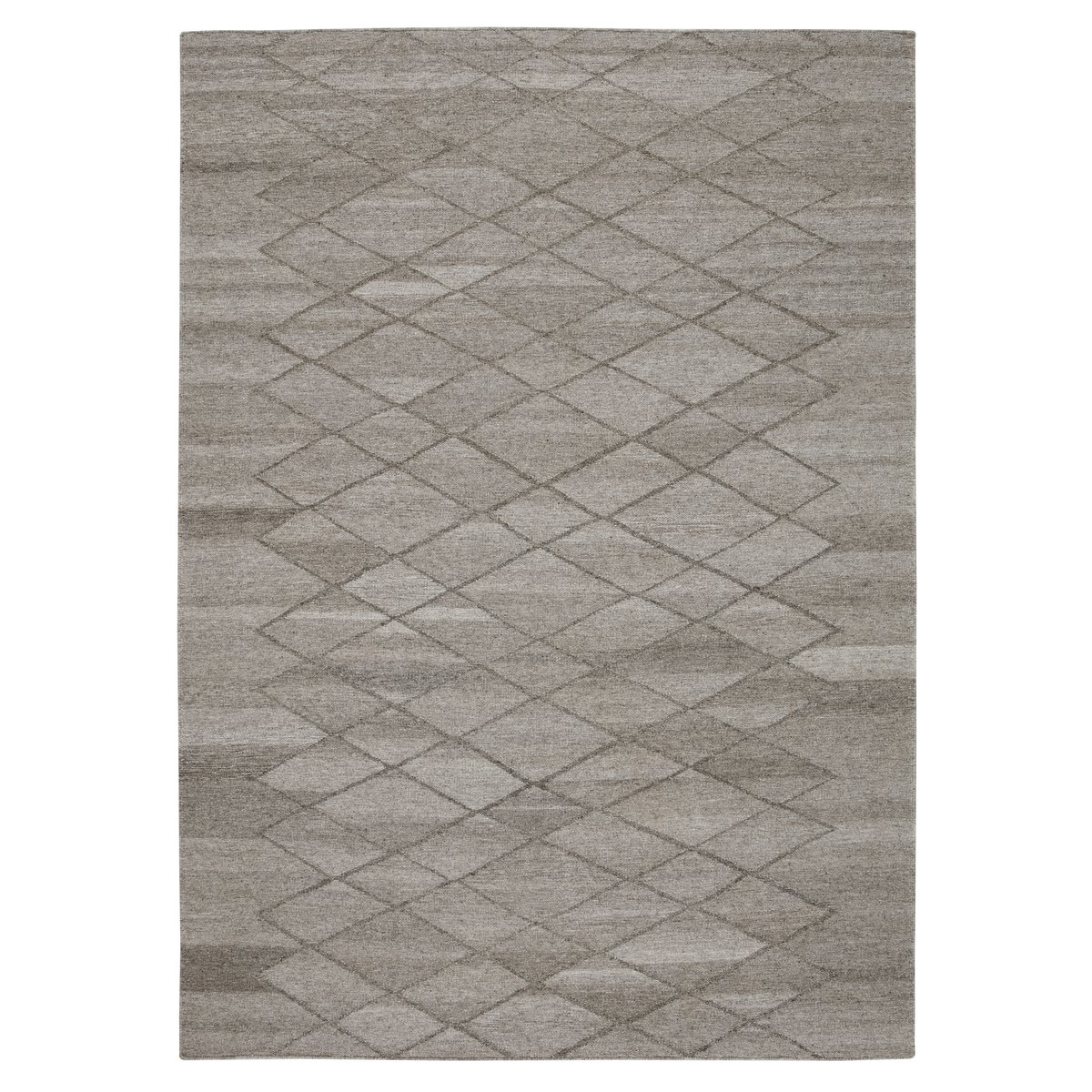 Scandi Living Peak wool rug natural grey 170x240 cm