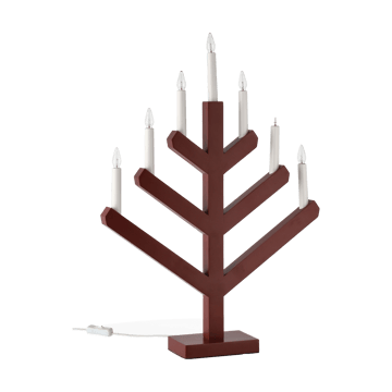 Pine advent candle 62 cm - Red - Scandi Living