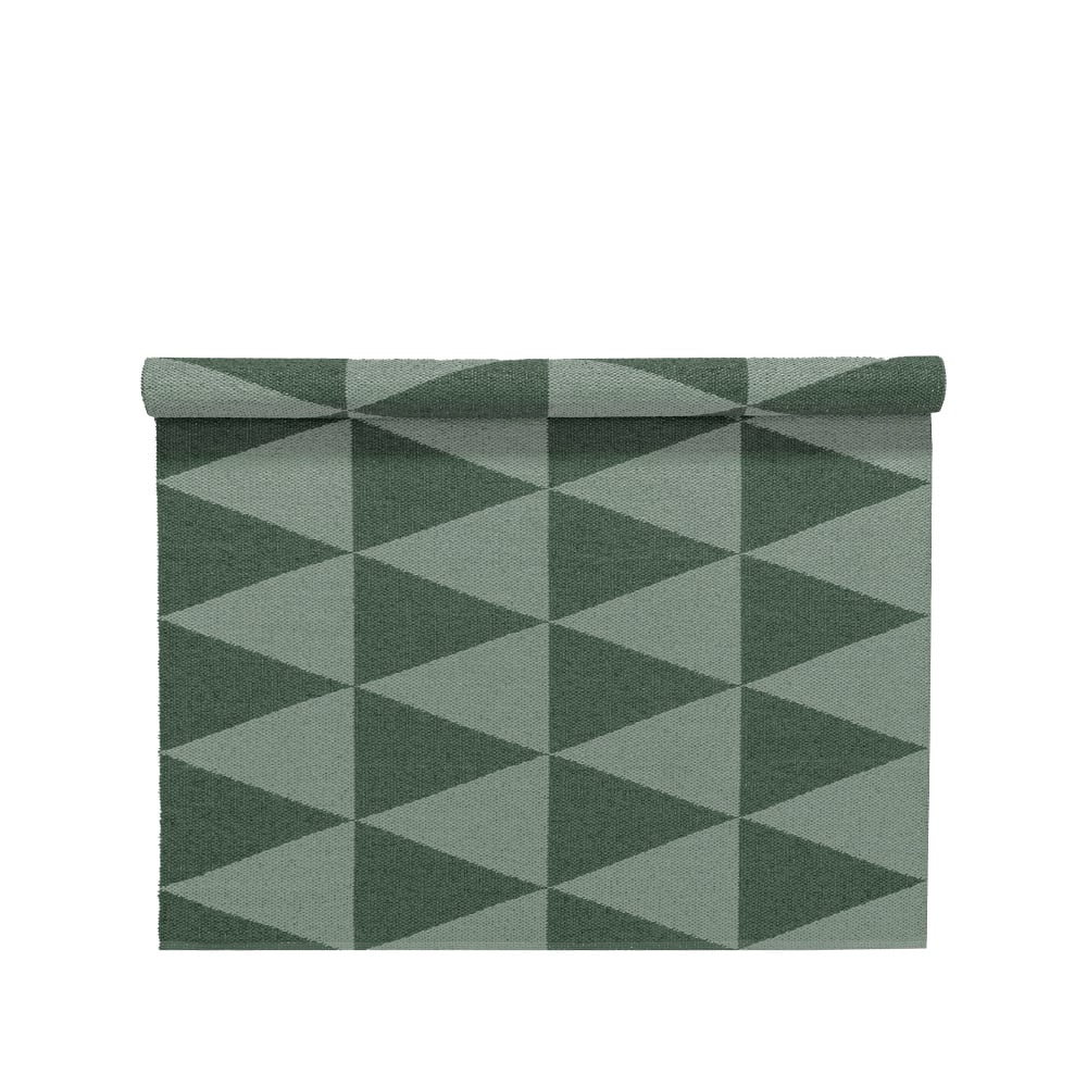 Scandi Living Rime plastic rug green 150x200 cm