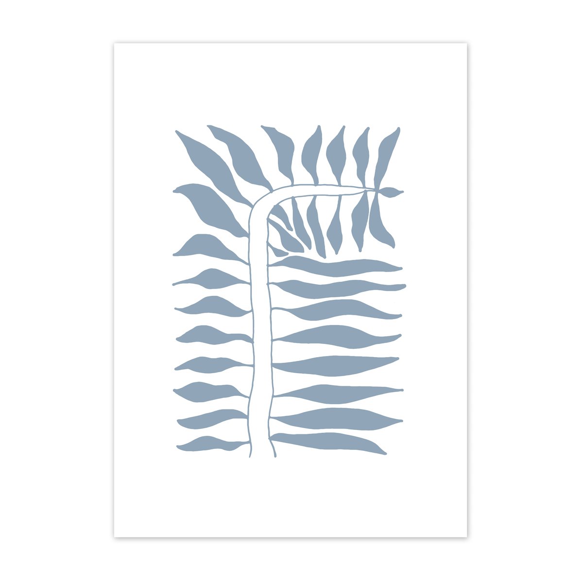 Scandi Living Seeding poster blue 30x40 cm | Scandinavian Design | Posters | Blue