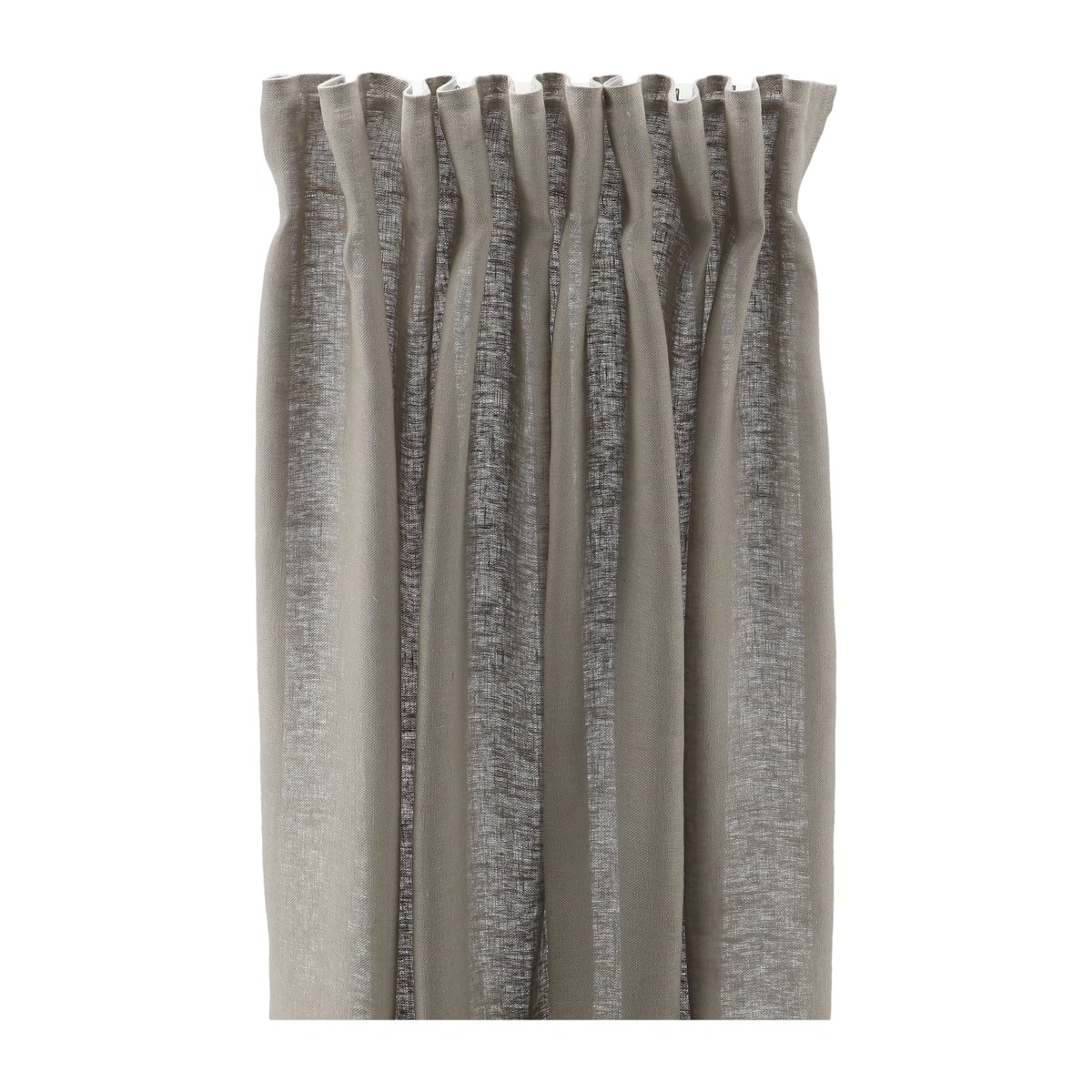 Scandi Living Serenity curtain with multiband 129x250 cm Sand