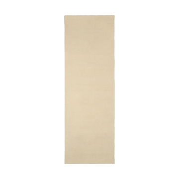 Terrain wool rug natural white - 80x240 cm - Scandi Living