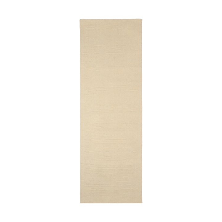 Terrain wool rug natural white, 80x240 cm Scandi Living