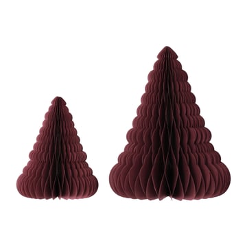 Trees Christmas tree decorations 2-pack Red