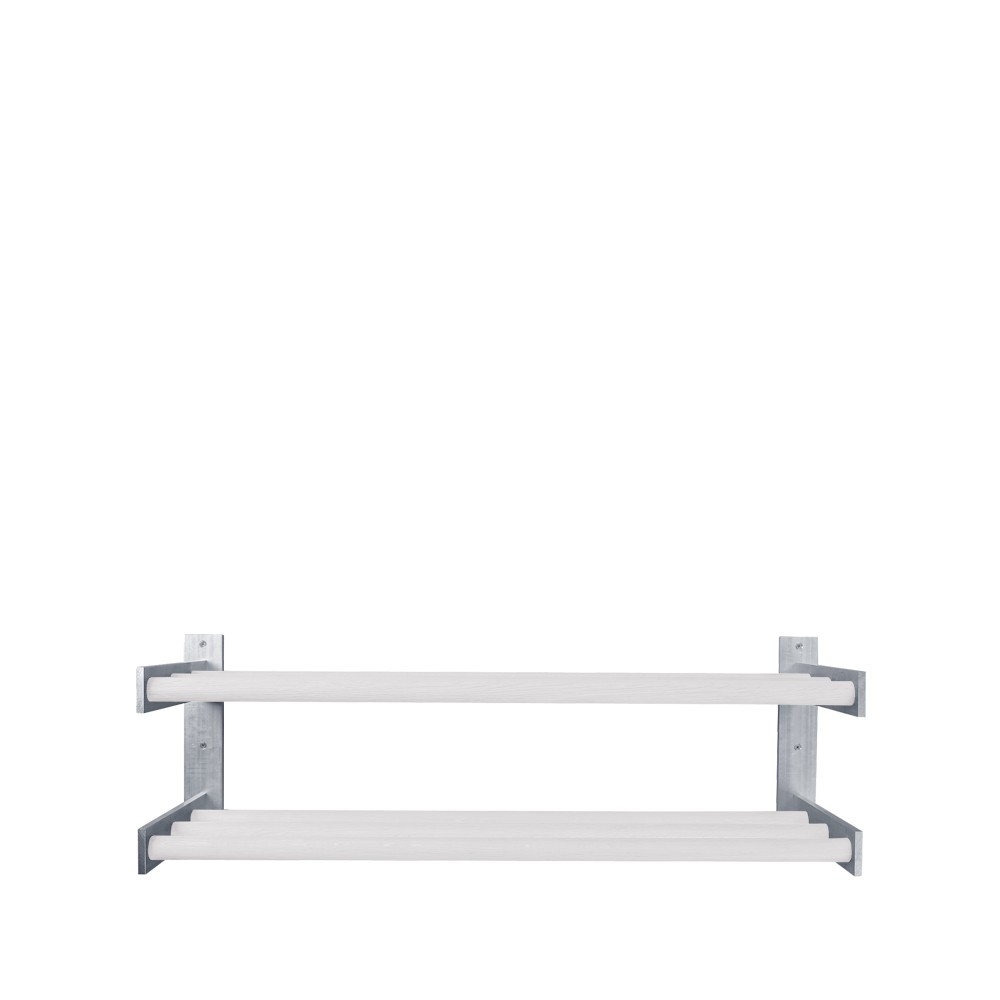 Scherlin Shoe shelf 5 White, wall, 2 level