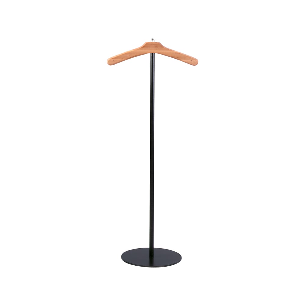 Scherlin Valet stand I Oiled oak, black metal stand