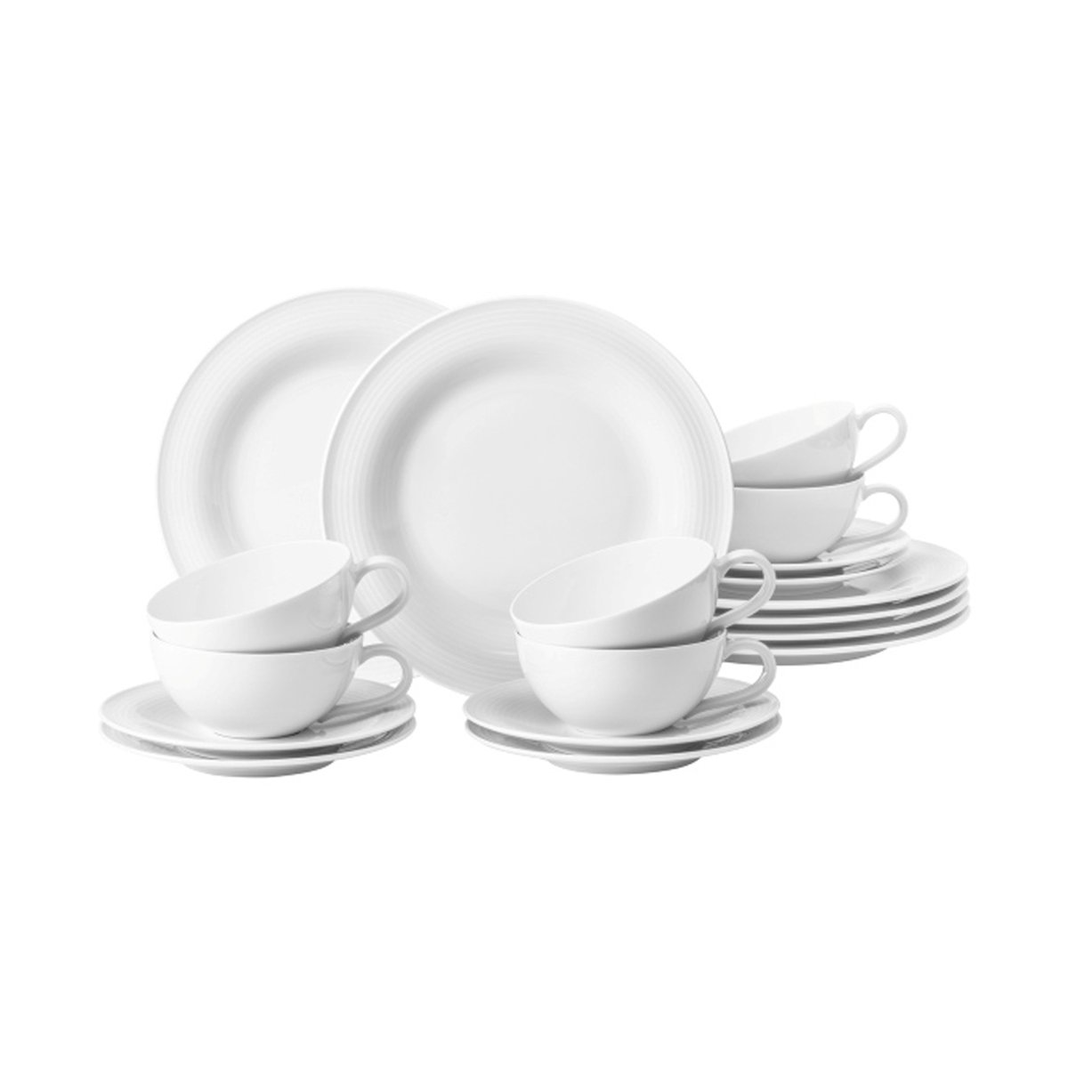 Seltmann Weiden Beat tea service 18 pieces White