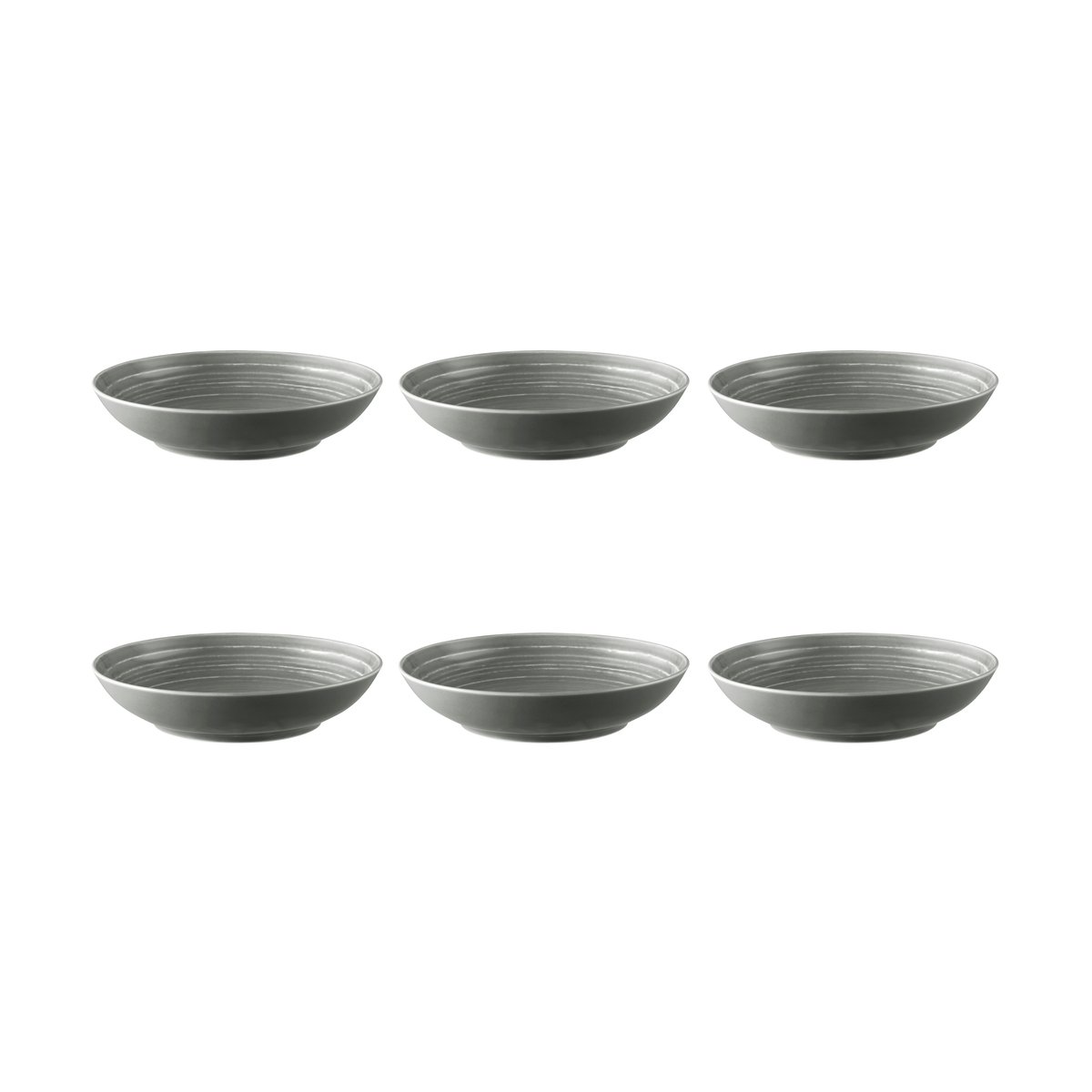 Seltmann Weiden Terra deep  plate Ø21.2 cm 6-pack Pearl Grey